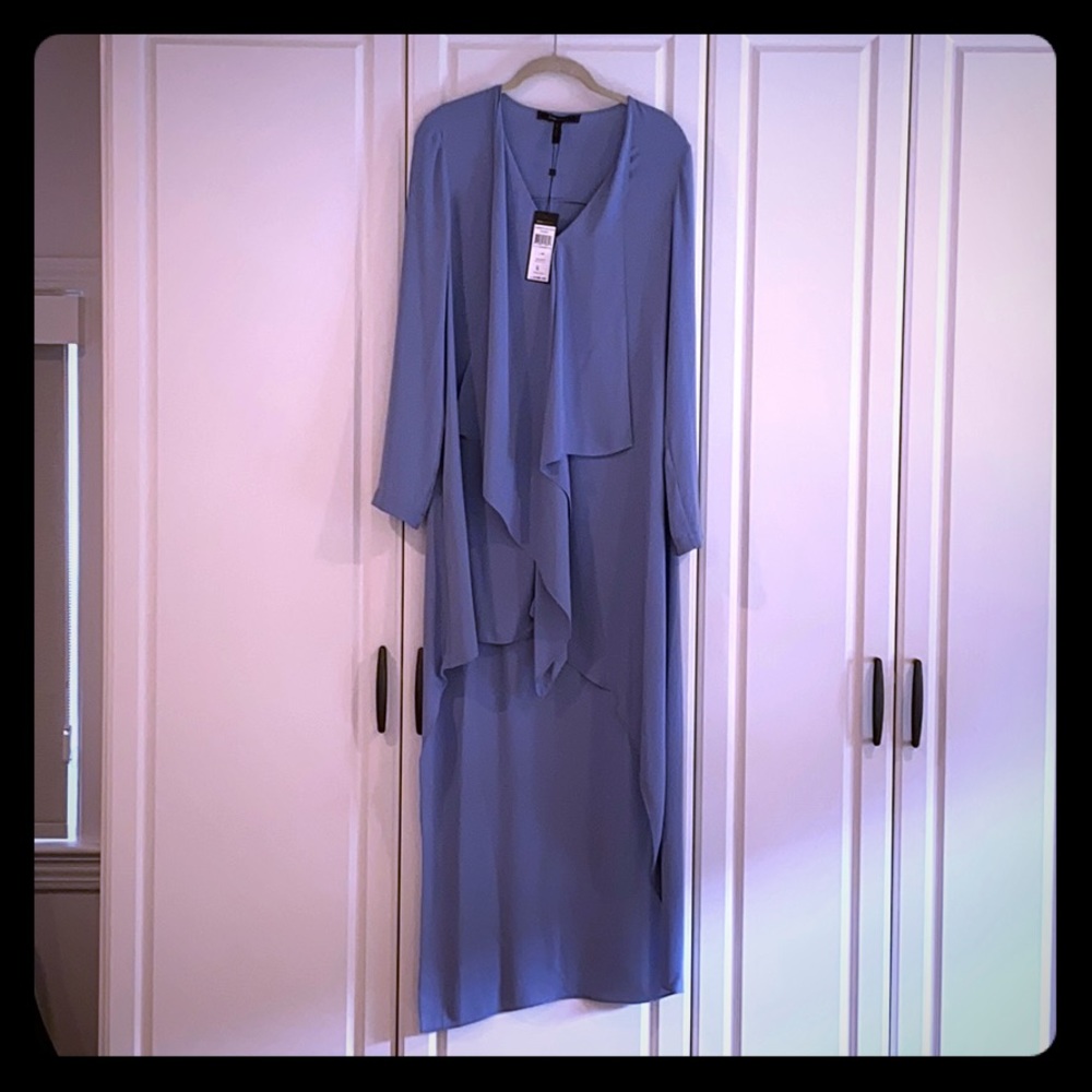 Blue flowy dress